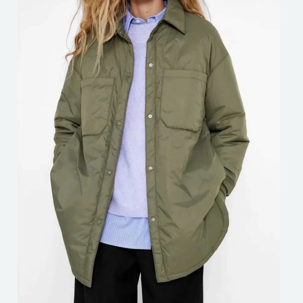 Light Puffer Snap Jacket by Violet Romance